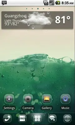 Clee2 GO Launcher EX AND GO SMS PRO android App screenshot 1