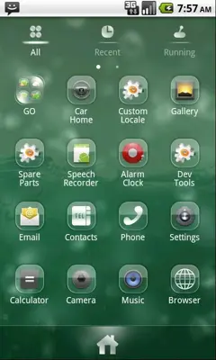 Clee2 GO Launcher EX AND GO SMS PRO android App screenshot 2